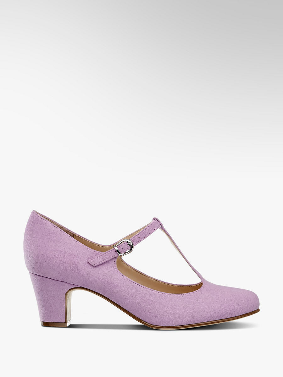 T Spangen Pumps von Graceland in flieder DEICHMANN T Spangen Pumps von Graceland in flieder DEICHMANN